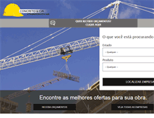 Tablet Screenshot of concretoecia.com.br